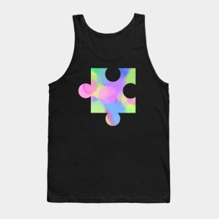 Colorful Puzzle (Autism) Tank Top